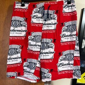 Men’s Novelty Sleep Shorts Budweiser